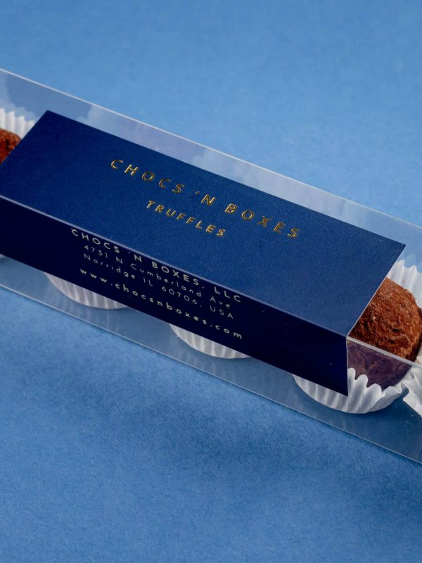 5 piece chocolate truffle box