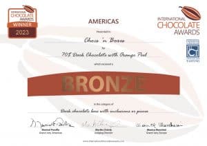 award winning chocolate orange peel