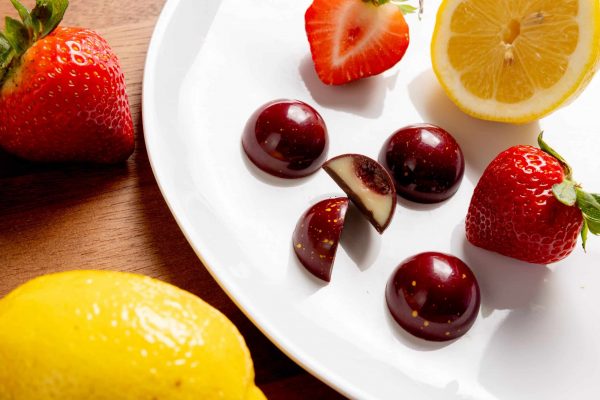 Strawberry - Lemon ganache
